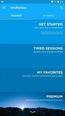 Mindfulness App android App screenshot 1